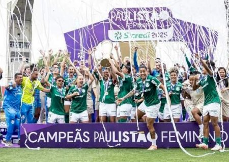 Palmeiras fica com o t&iacute;tulo do Paulista Feminino e chega ao tetra