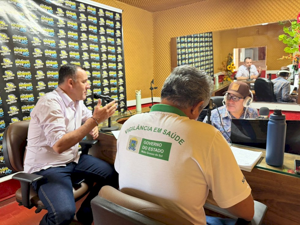 Entrevista na Rádio Tropical FM destaca situação da dengue e chikungunya em Angélica