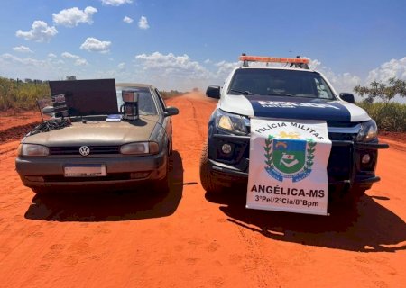 ANGÉLICA: Ação rápida da Polícia Militar resulta na prisão de autor de furto e recuperação de objetos