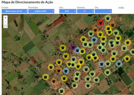 Angélica atualiza mapa de monitoramento do Aedes aegypti e reforça ações de combate ao mosquito