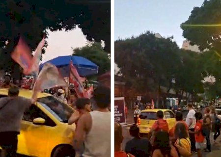 Manifestante é atropelado durante ato pró-Lula em BH; veja vídeo